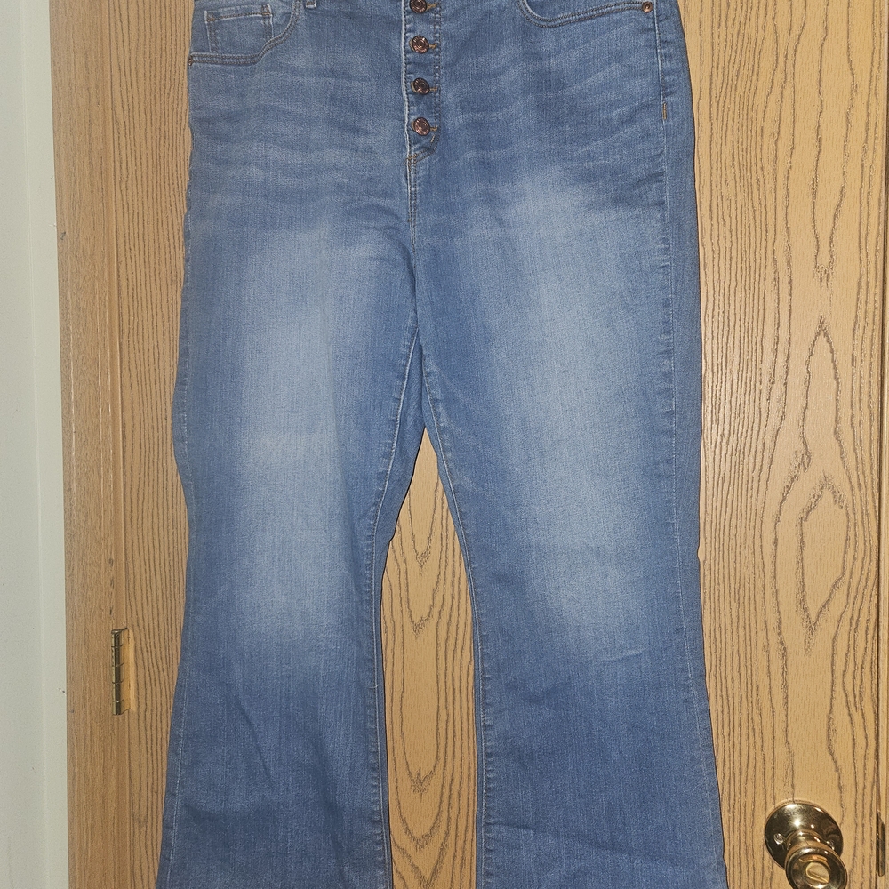 LOFT Light Blue Flare Jeans